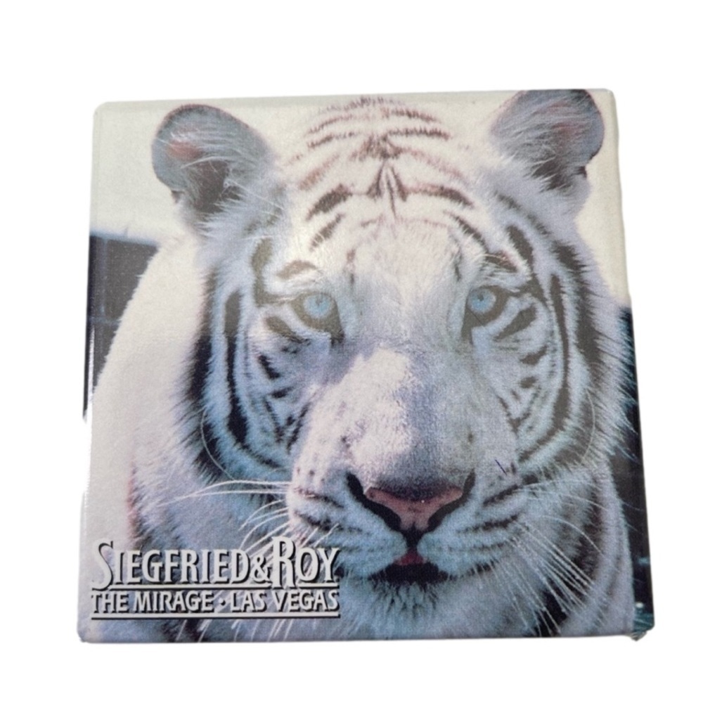 Siegfried & Roy White Tiger Fridge Magnet